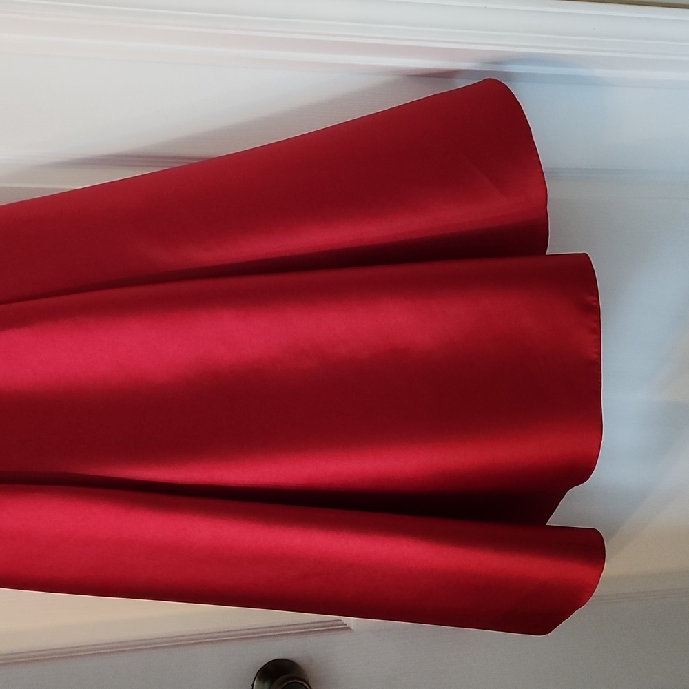 Adrianna Papell Red Flared Dress Size 6 - Picture 3 of 12